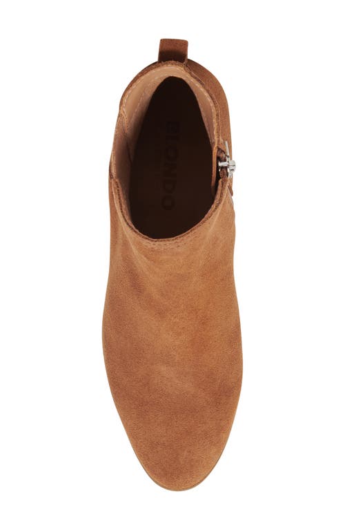 Blondo Victory Waterproof Bootie In Tan Suede