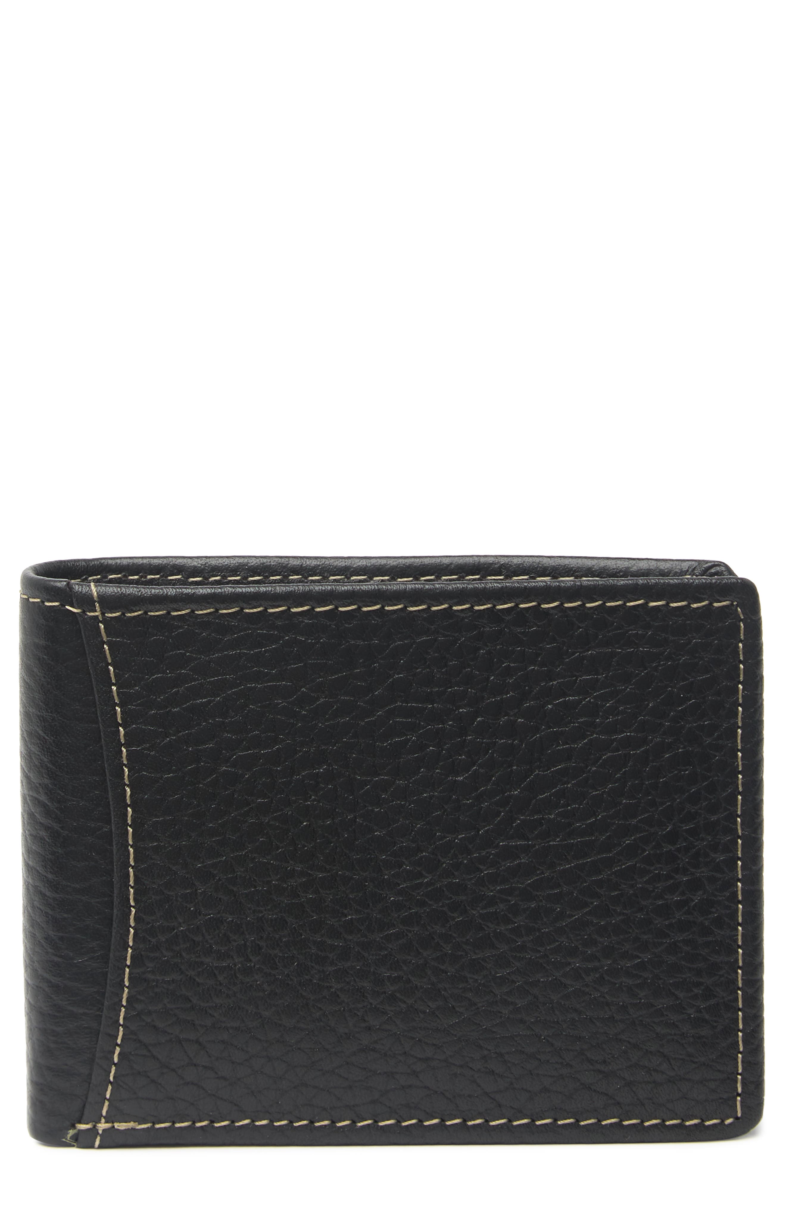 Dopp Leather Bifold Wallet In Black | ModeSens