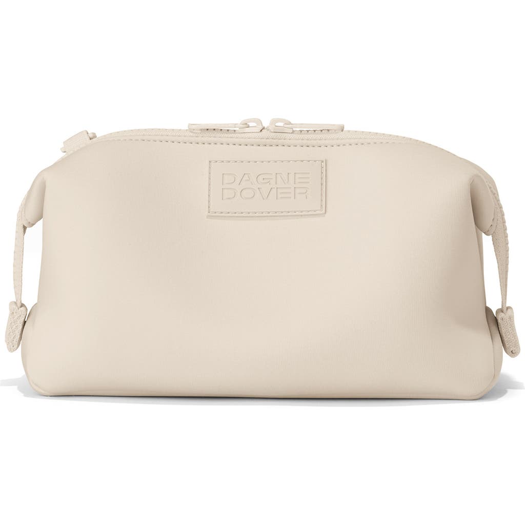 Dagne Dover Hunter Large Neoprene Toiletry Bag In Oyster