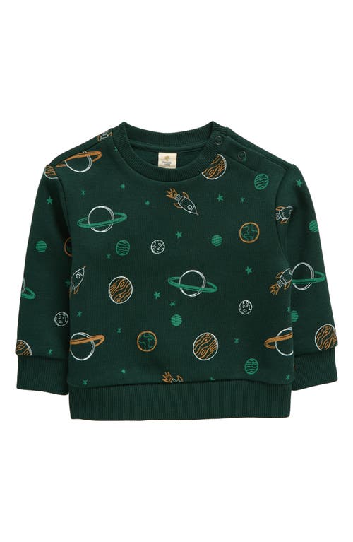 Tucker + Tate Graphic Print Sweatshirt in Green Park Space Adventure 