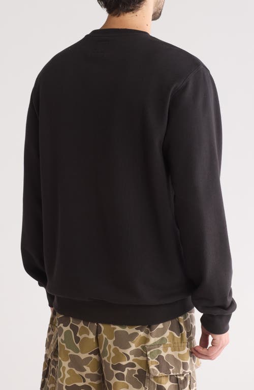 Shop Vans Epitome Crewneck Graphic Sweatshirt In Black