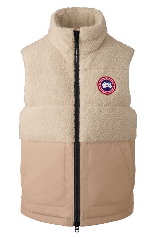 Shop Canada Goose Elora Vest In Light Tan/tan-tan Clair/tan