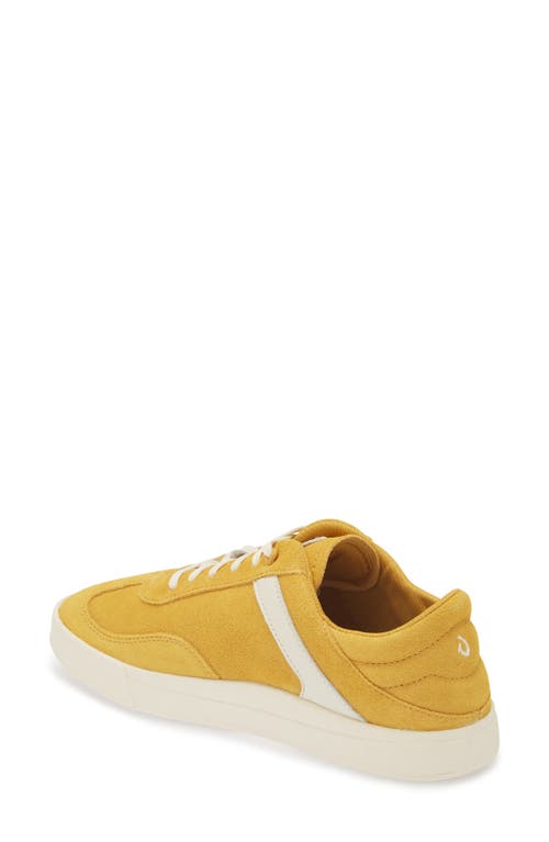 Shop Olukai Haupu Sneaker In Mustard/off White