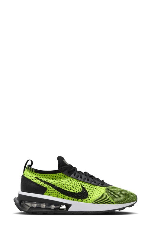 Shop Nike Air Max Flyknit Racer Sneaker In Volt/white/sequoia