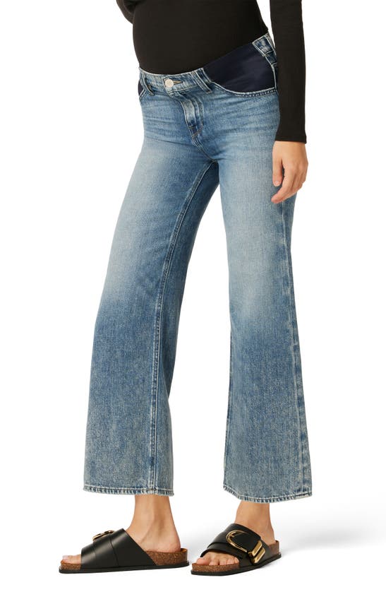 Shop Hudson Jeans Rosie High Waist Wide Leg Maternity Jeans In Young At Heart