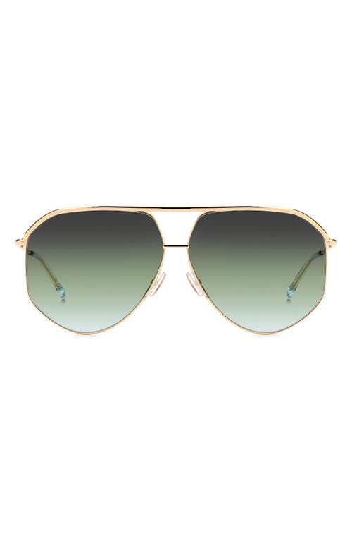 ISABEL MARANT ISABEL MARANT WILD METAL 64MM GRADIENT OVERSIZE AVIATOR SUNGLASSES