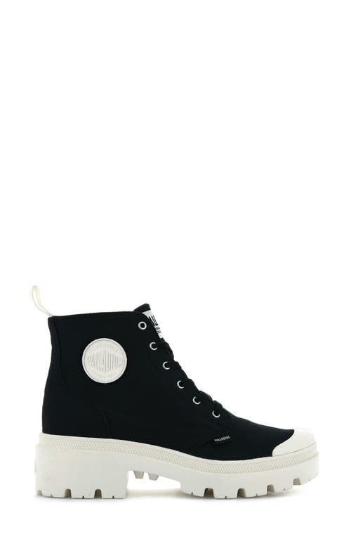 Palladium Pallabase Bootie In Black/marshmallow