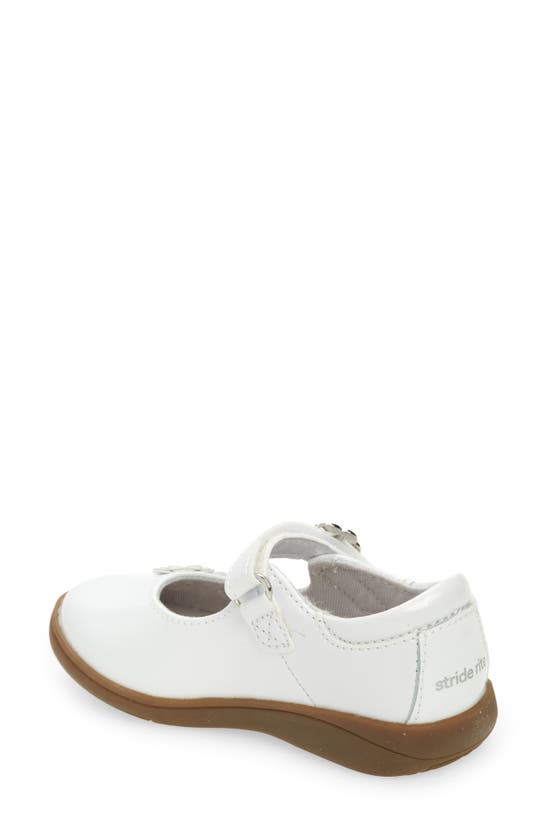 Stride Rite Holly Mary Jane In White Patent