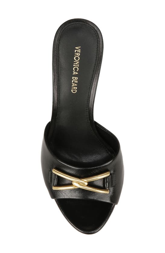 Shop Veronica Beard Mirren Slide Sandal In Black
