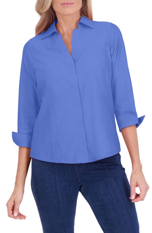 Taylor Fitted Non-Iron Shirt in Cornflower