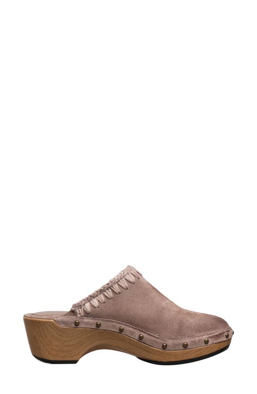 Antelope Hedy Whipstitch Clog In Taupe
