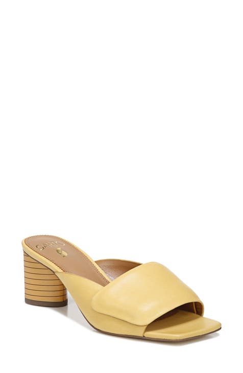 Yellow Block-Heel Sandals for Women | Nordstrom