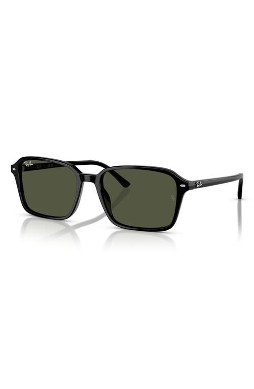 Ray Ban Ray-ban 56mm Square Sunglasses In Black