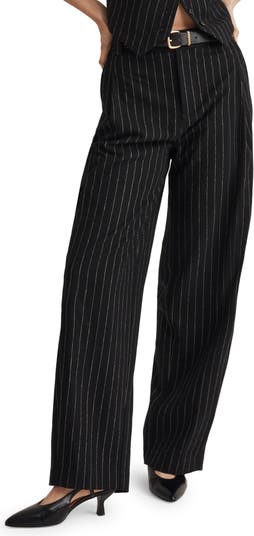 Women's Dress Pants - Black Pinstripe – Chefs-Hat Inc.