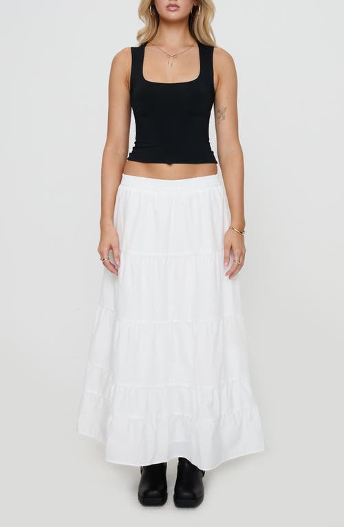 Princess Polly Zoe Crop Tank In Black