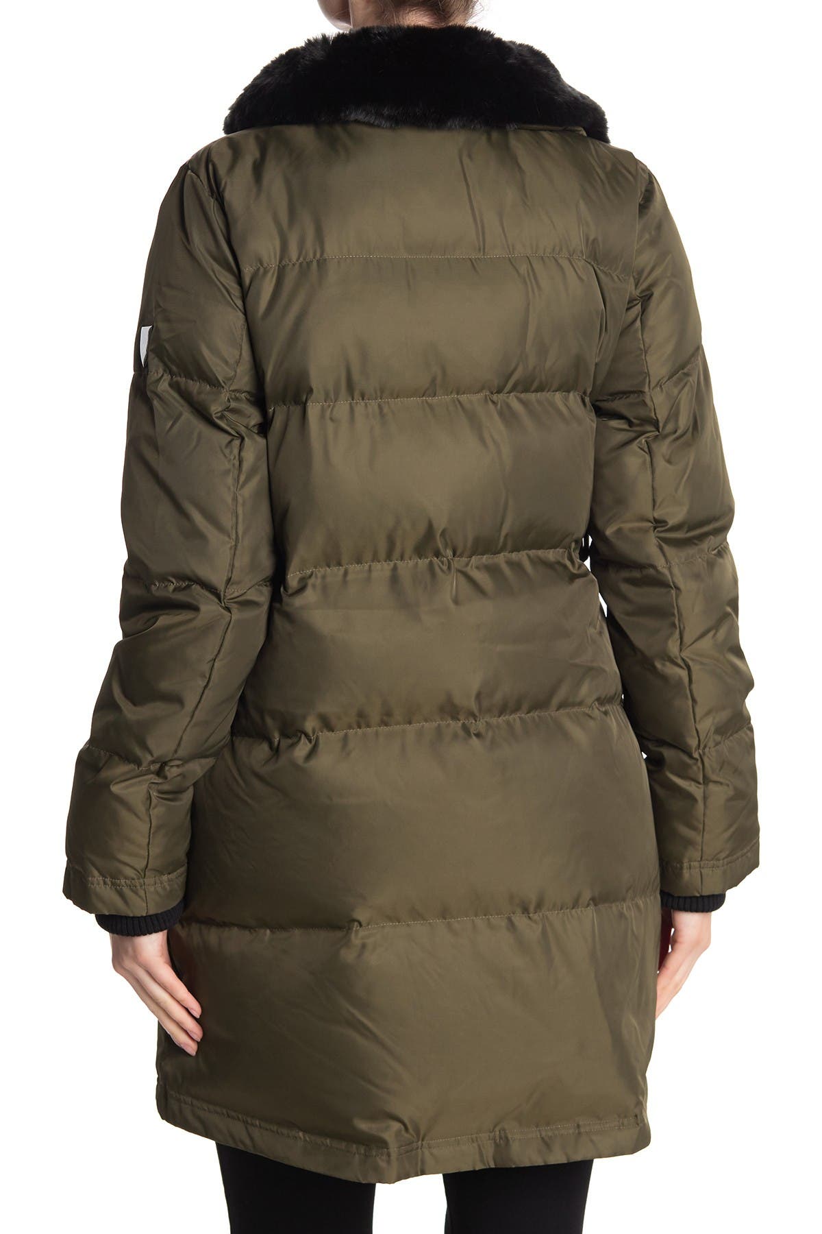 vince camuto hooded parka jacket