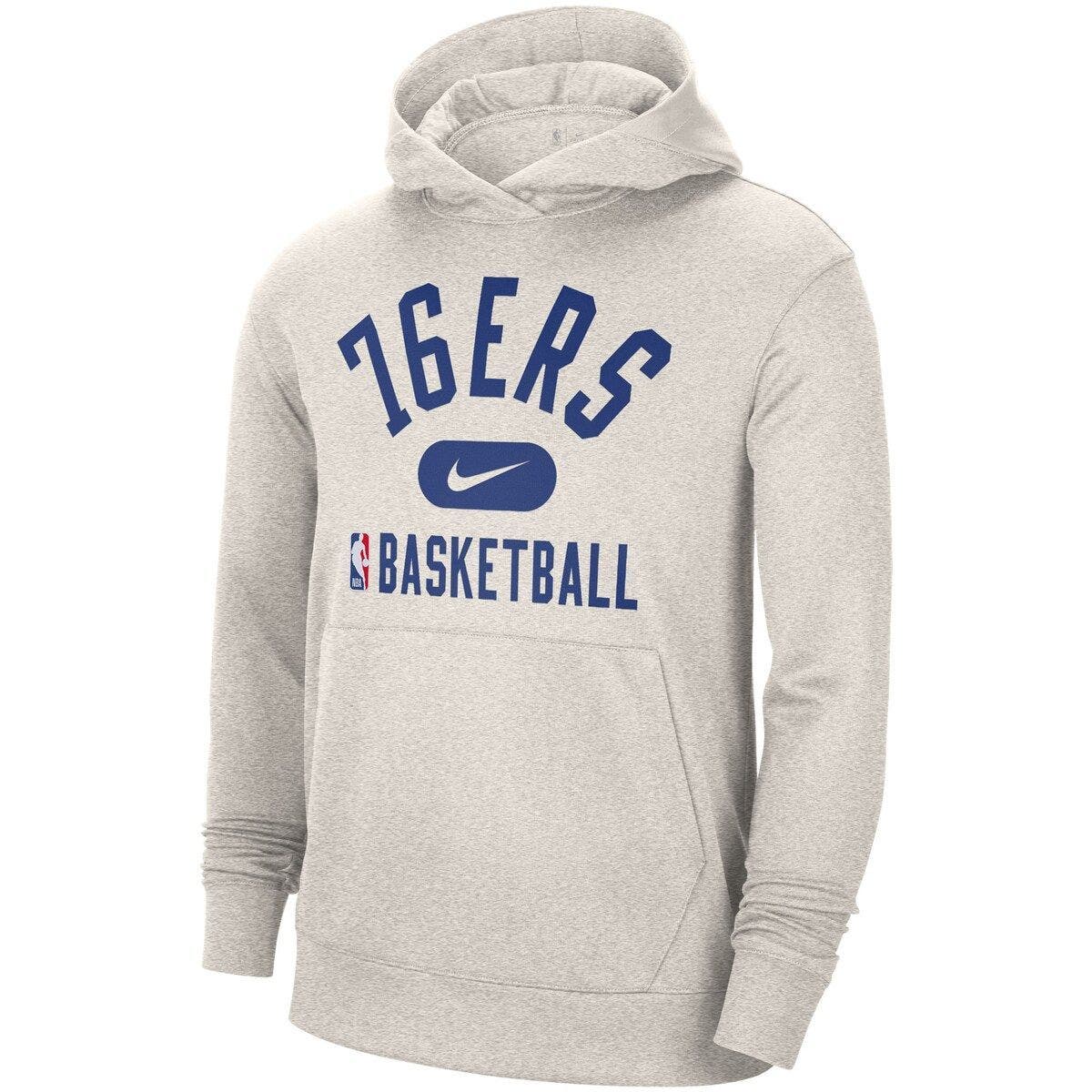 nike men's philadelphia 76ers pullover hoodie