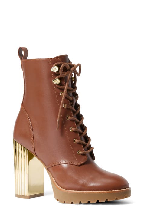 Descubrir 118+ imagen michael kors women’s leather boots