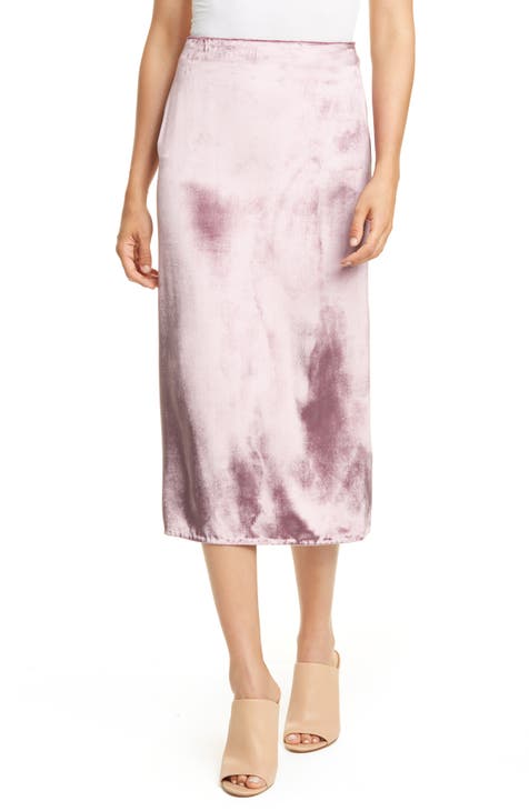 Pann Velvet Wrap Skirt