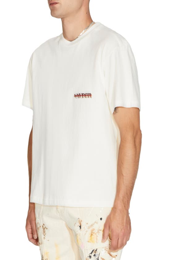 Shop Vayder Logo Graphic T-shirt In White