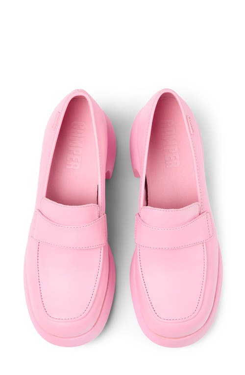 Camper Thelma 67mm Block-heel Loafers In Lt/pastel Pink