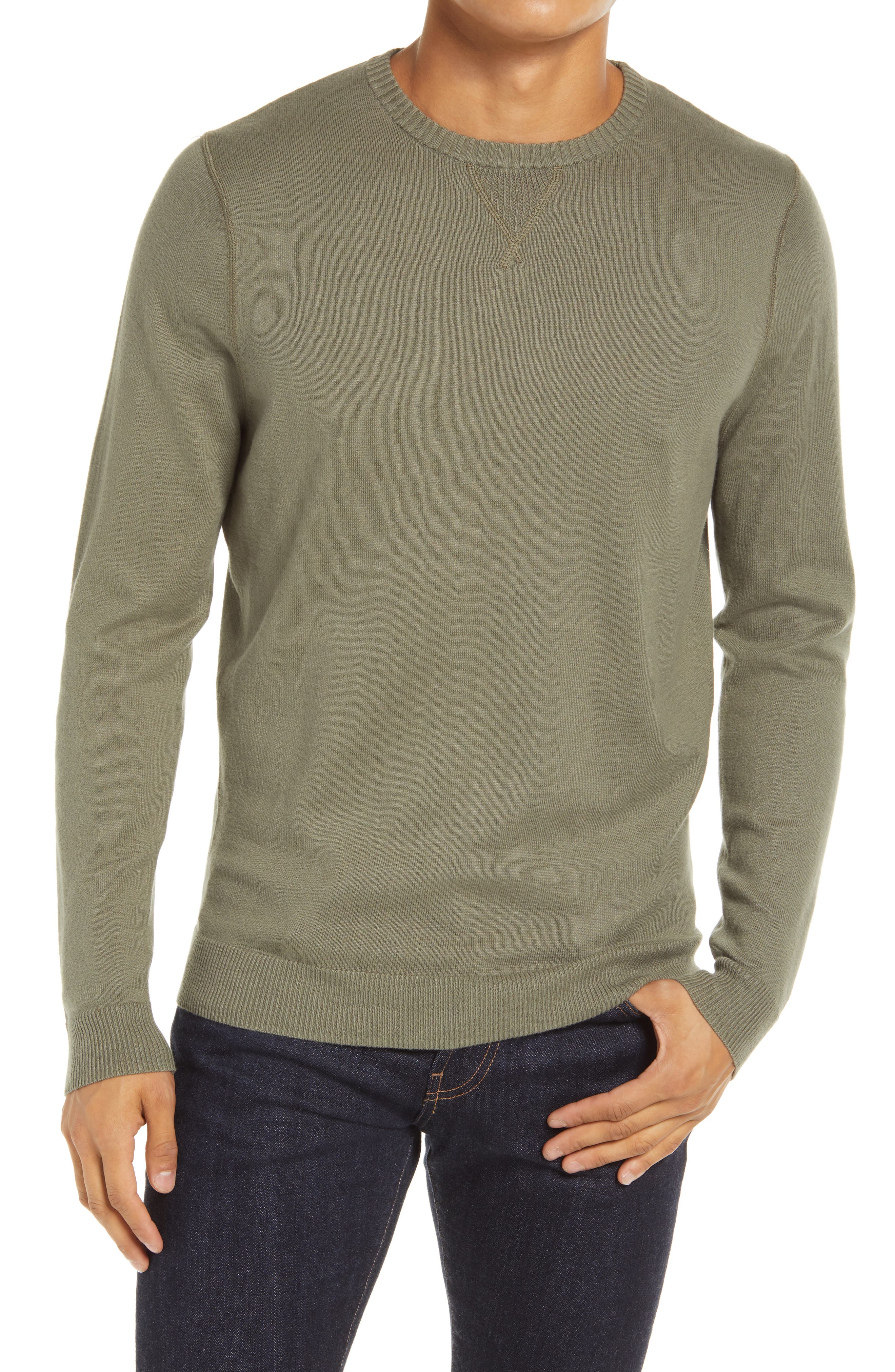 green sweater mens