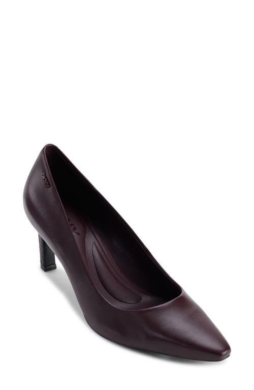 Dkny Charlie Pump In Dark Cherry