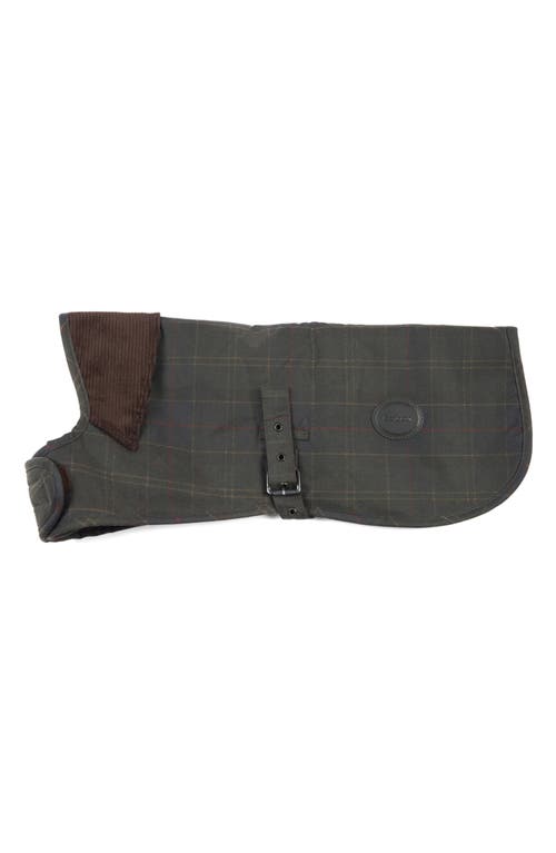 Barbour Waxed Cotton Dog Coat in Classic Tartan at Nordstrom, Size X-Small