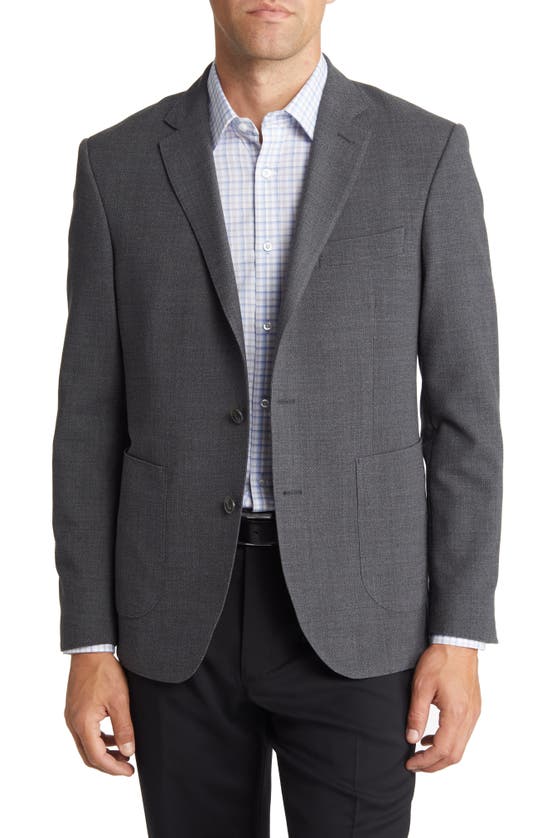 Rodd & Gunn Ellesmere Solid Stretch Wool Blazer In Coal | ModeSens