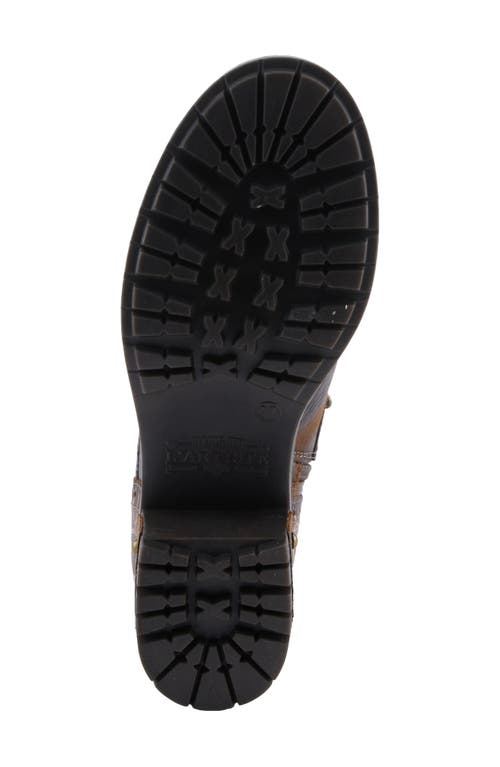 L'artiste By Spring Step Kisha Boss Boot In Brown Multi
