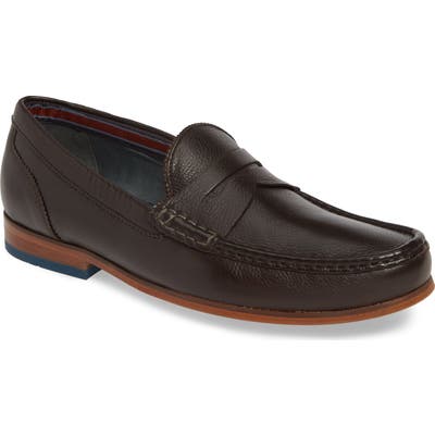 Ted Baker London Shornal Penny Loafer, Brown