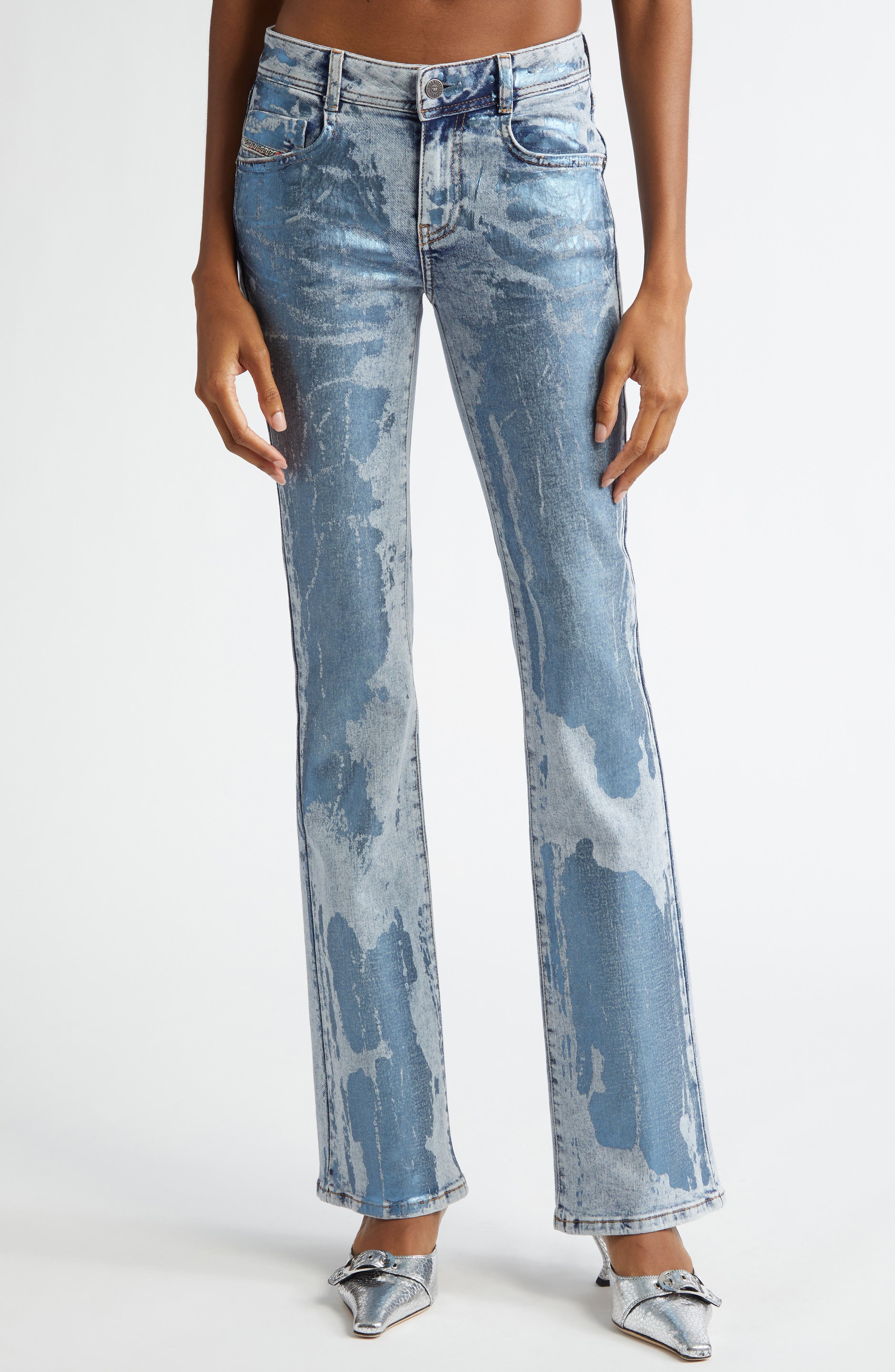 DIESEL® 1969 D-Ebbey Low Rise Bootcut Jeans in Denim 