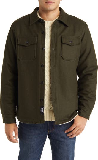 Schott NYC Wool Blend Shirt Jacket | Nordstrom