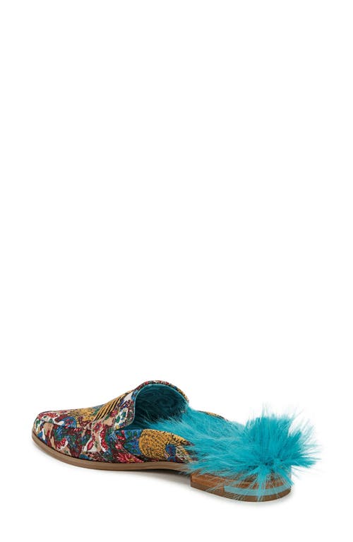 Shop Dr. Scholl's X Iris Apfel Mr. Carl Faux Fur Mule In Tiger Print