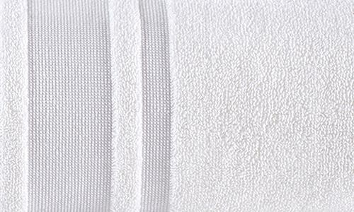 Shop Brooks Brothers Contrast Boarder 2-piece Towel Set In Silver