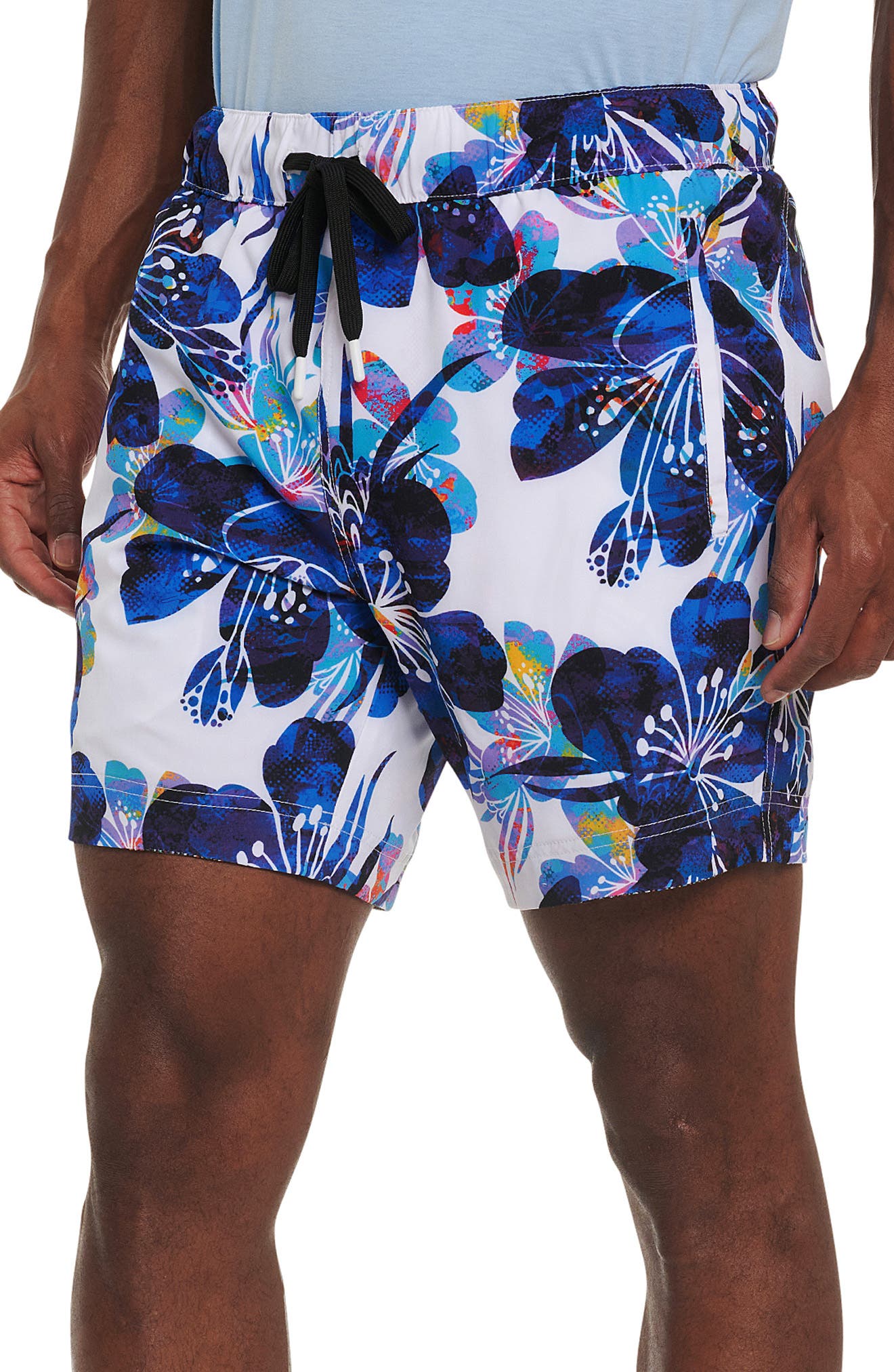 Robert Graham Tiki Ti Swim Trunks in Multi