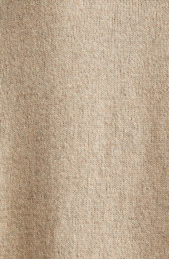 Shop Stella Mccartney Scarf Detail Cashmere & Wool Sweater In Beige