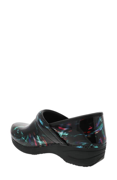 Shop Dansko Xp 2.0 Clog In Black Floral Tooled Leather