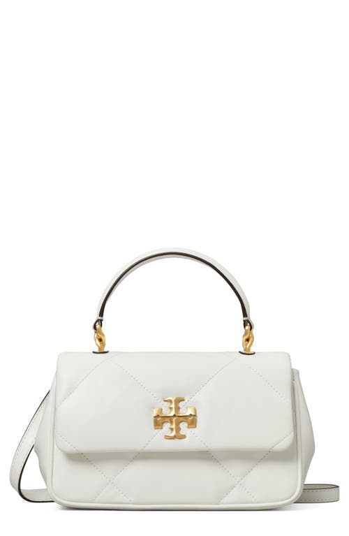 Tory Burch Kira Diamond Quilted Leather Top Handle Bag in Blanc at Nordstrom