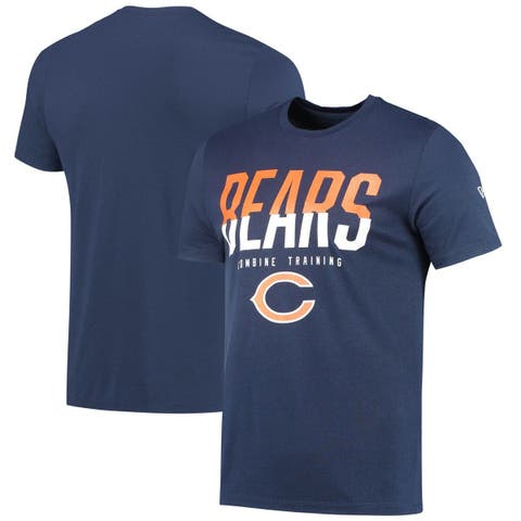 Men's Nike Heather Navy Chicago Bears Team Tri-Blend T-Shirt Size: Medium