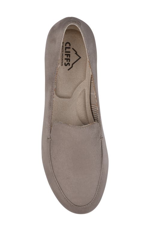 Cliffs By White Mountain Gallant Loafer In Taupe Suedette