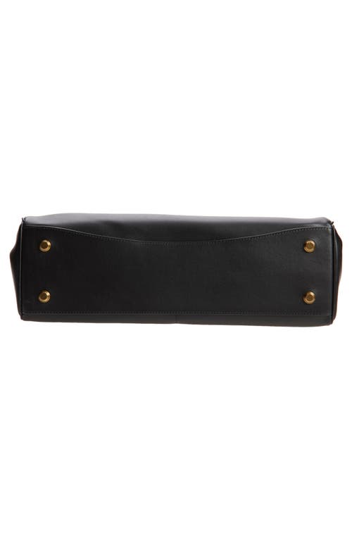 Balenciaga Shoulder Bag Structured Gold-tone Hardware In 1000 Black