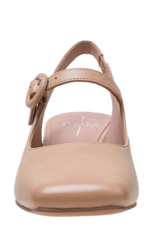 Linea Paolo Manu Slingback Mary Jane Pump In Desert