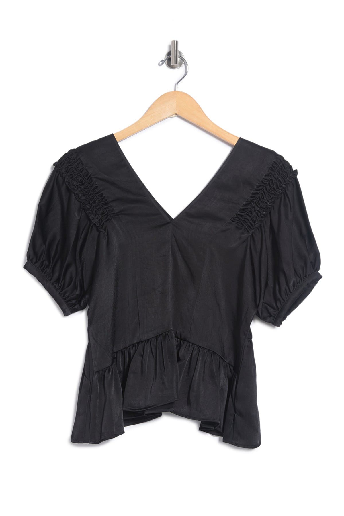 ruffle peplum top