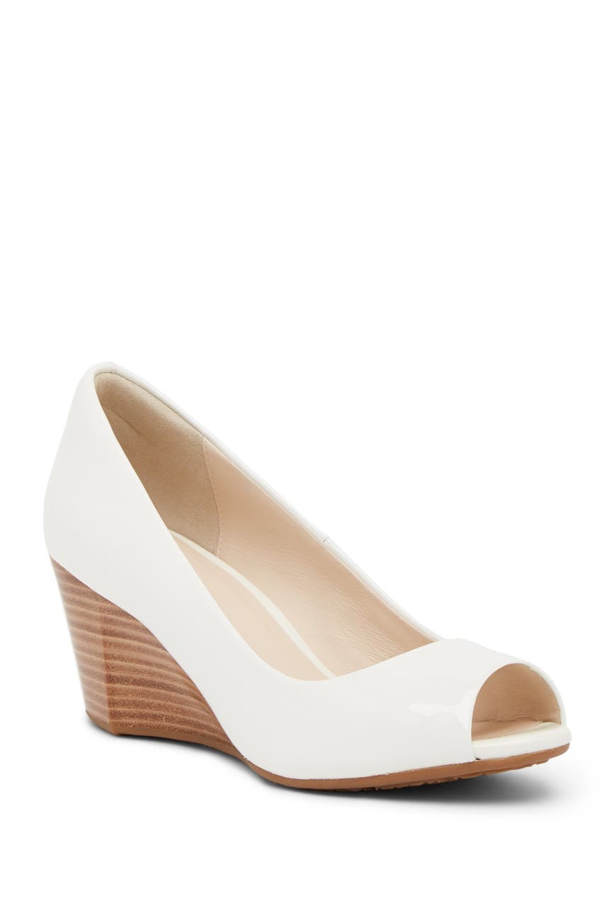 cole haan closed toe wedge