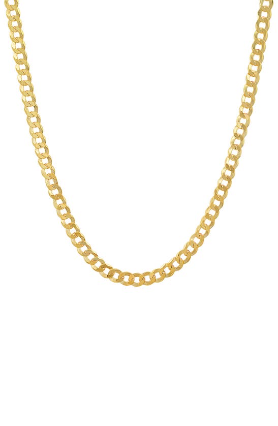 Hmy Jewelry Diamond Cut Chain Necklace In Gold