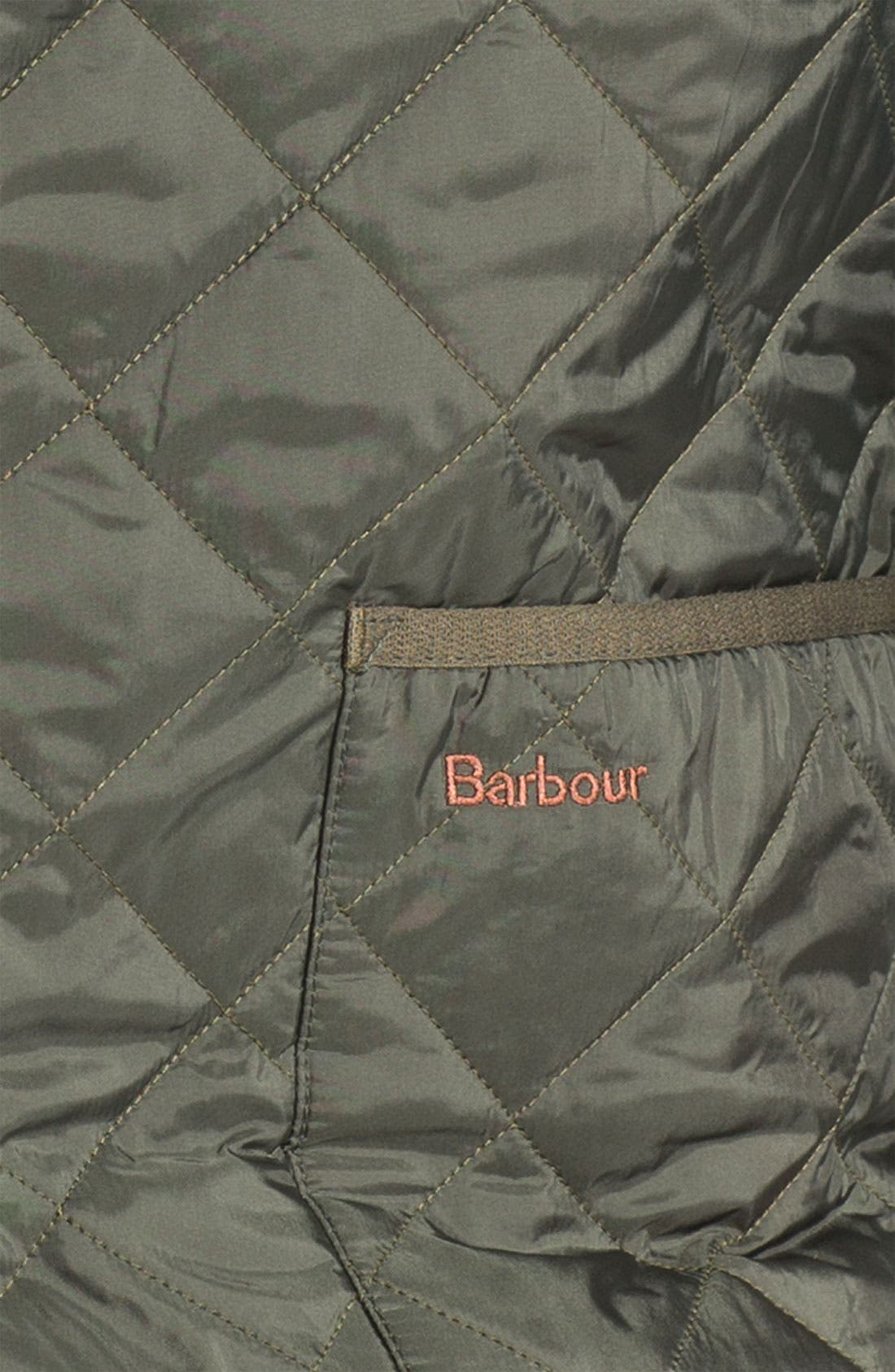 barbour quilted zip in liner