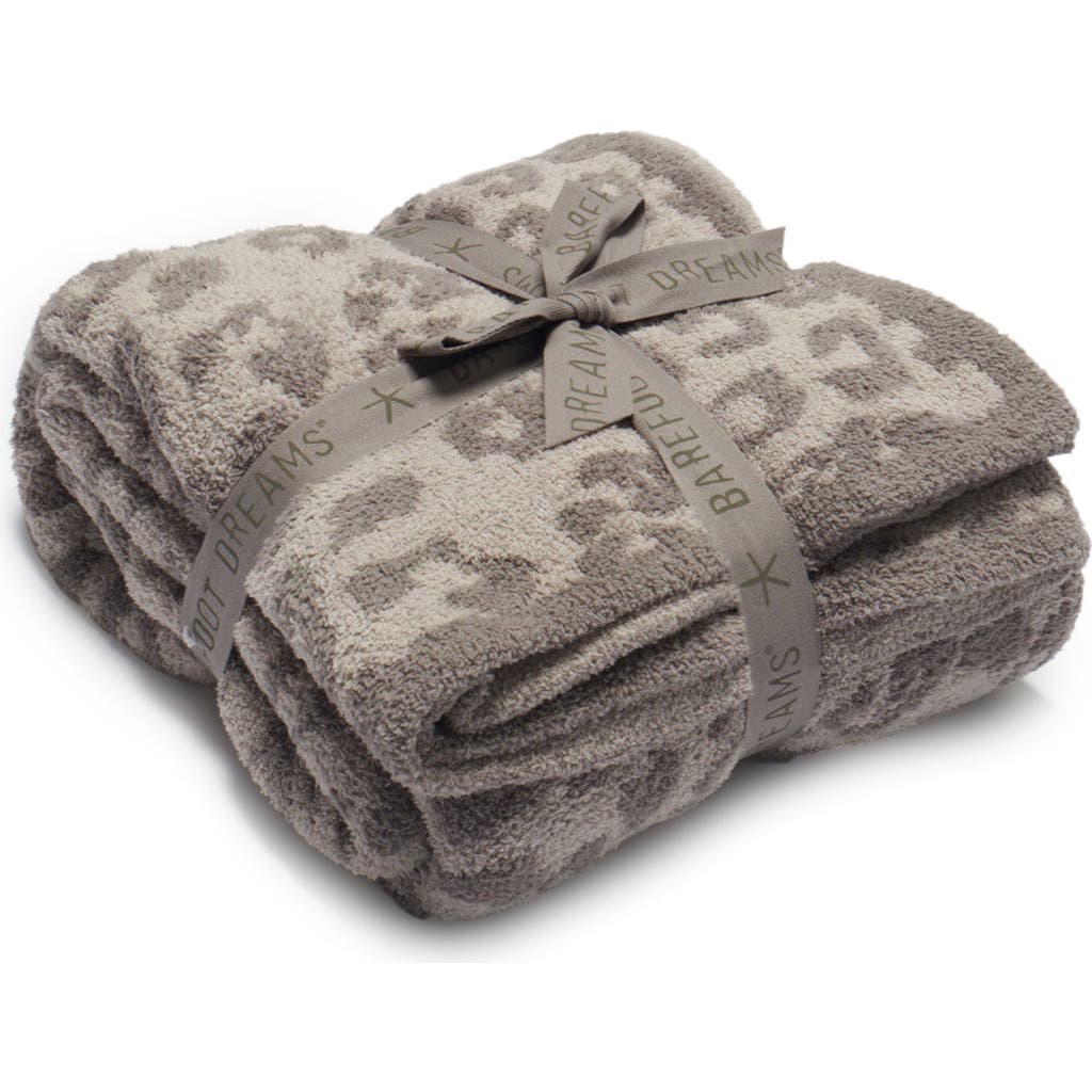 Barefoot Dreams Barefoot In The Wild Cozy Chic Adult Throw In Linen/warm Gray