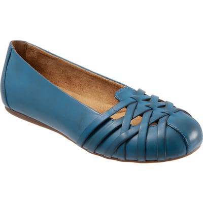 Softwalk St. Lucia Flat- Blue