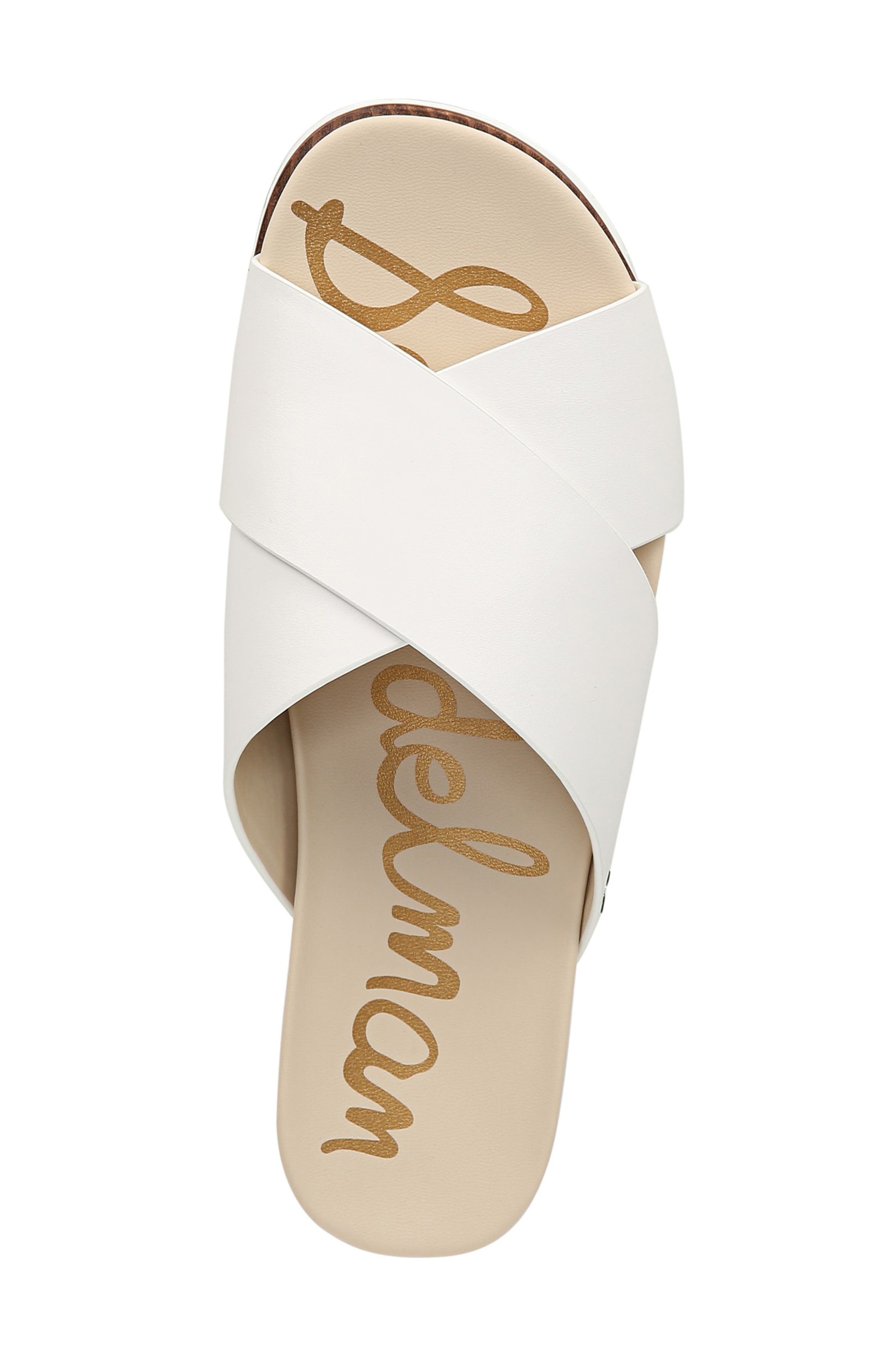 sam edelman audrea slide sandal gold